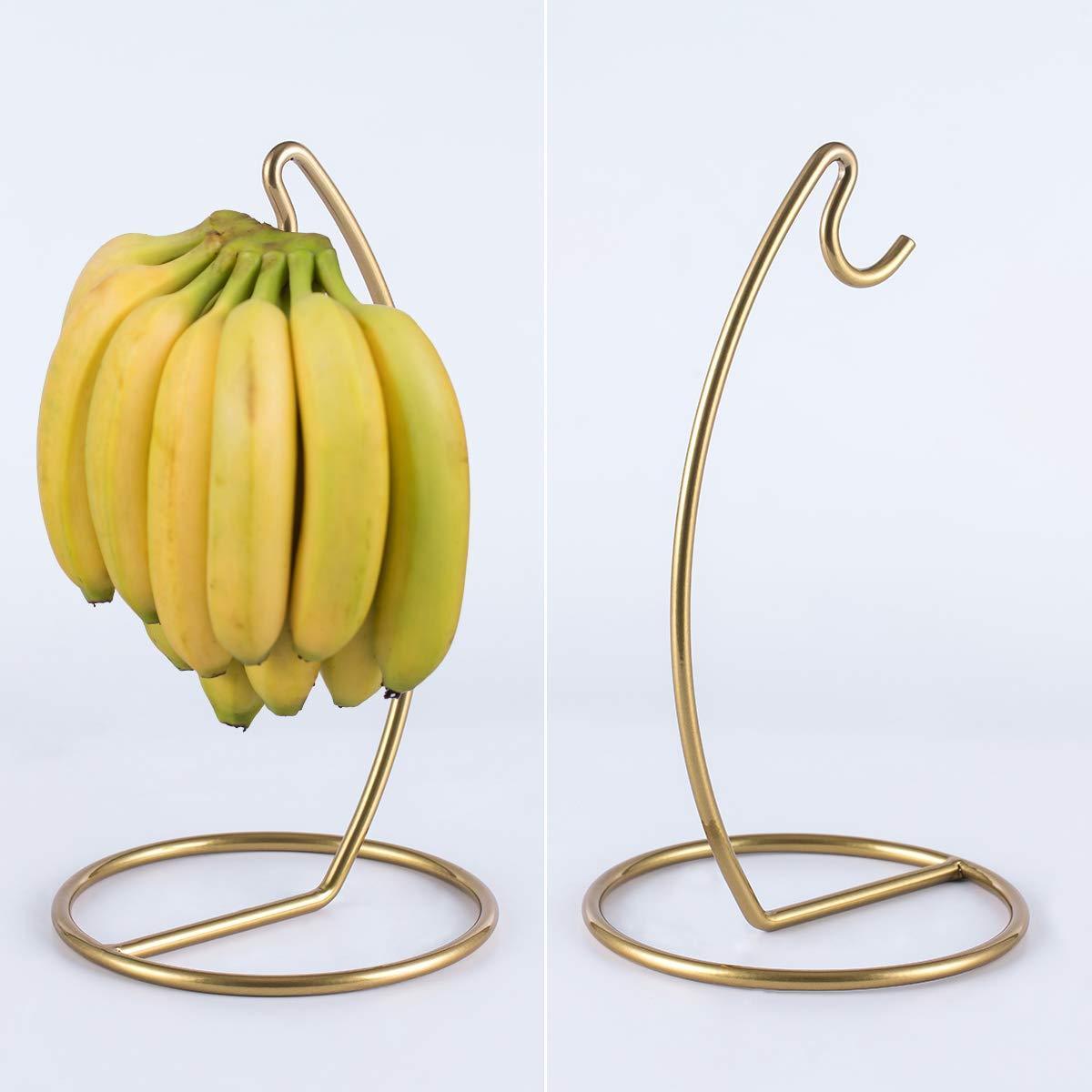 Selection kitchen organizer set 4 piece banana hanger mug tree holder rack paper towel holder flatware caddy kitchen gifts modern collection for countertop table decor