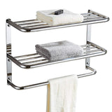 Discover kaileyouxiangongsi 24 inch shelf towel rack stainless steel two tier