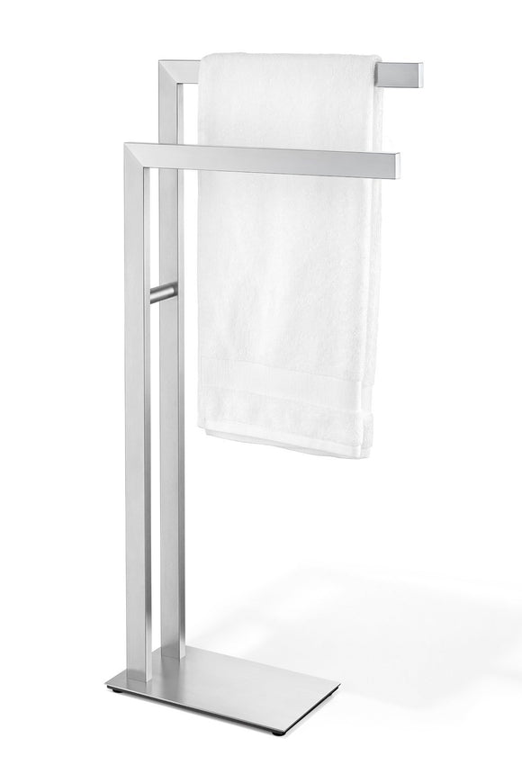 New zack 40377 towel stand stainless steel metallic