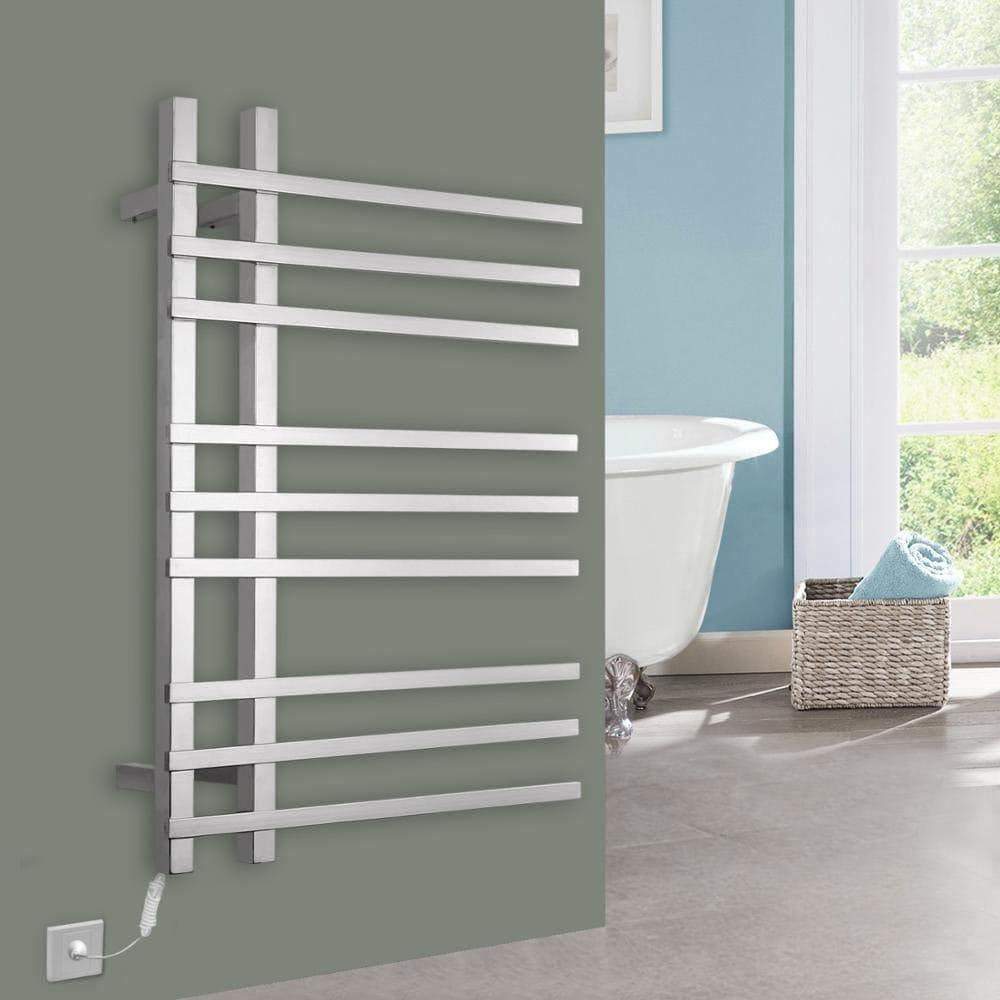 Heavy duty dayangiii electric towel rack wall mounted stainless steel heated towel rail 750560120 90w