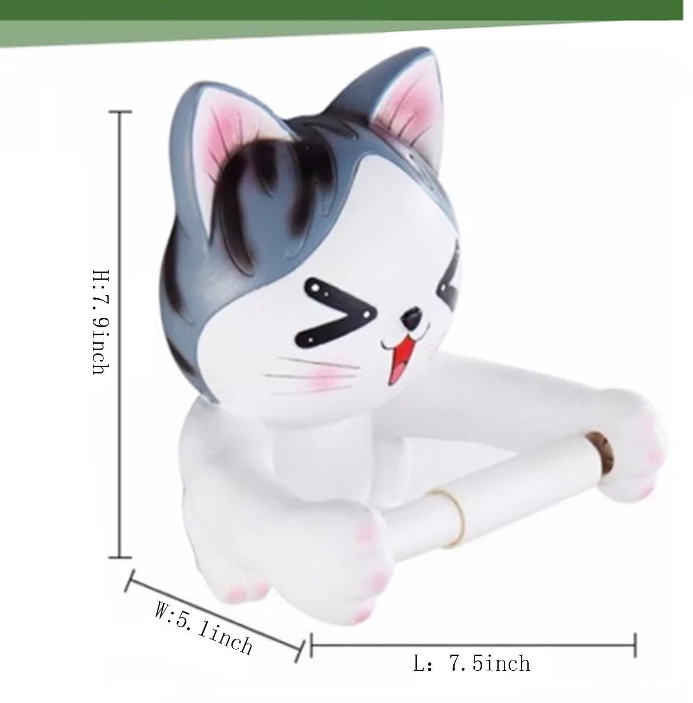 Explore c s toilet paper holder dispenser tissue roll towel holder stand funny animal wall mount bathroom kitchen home decor cat