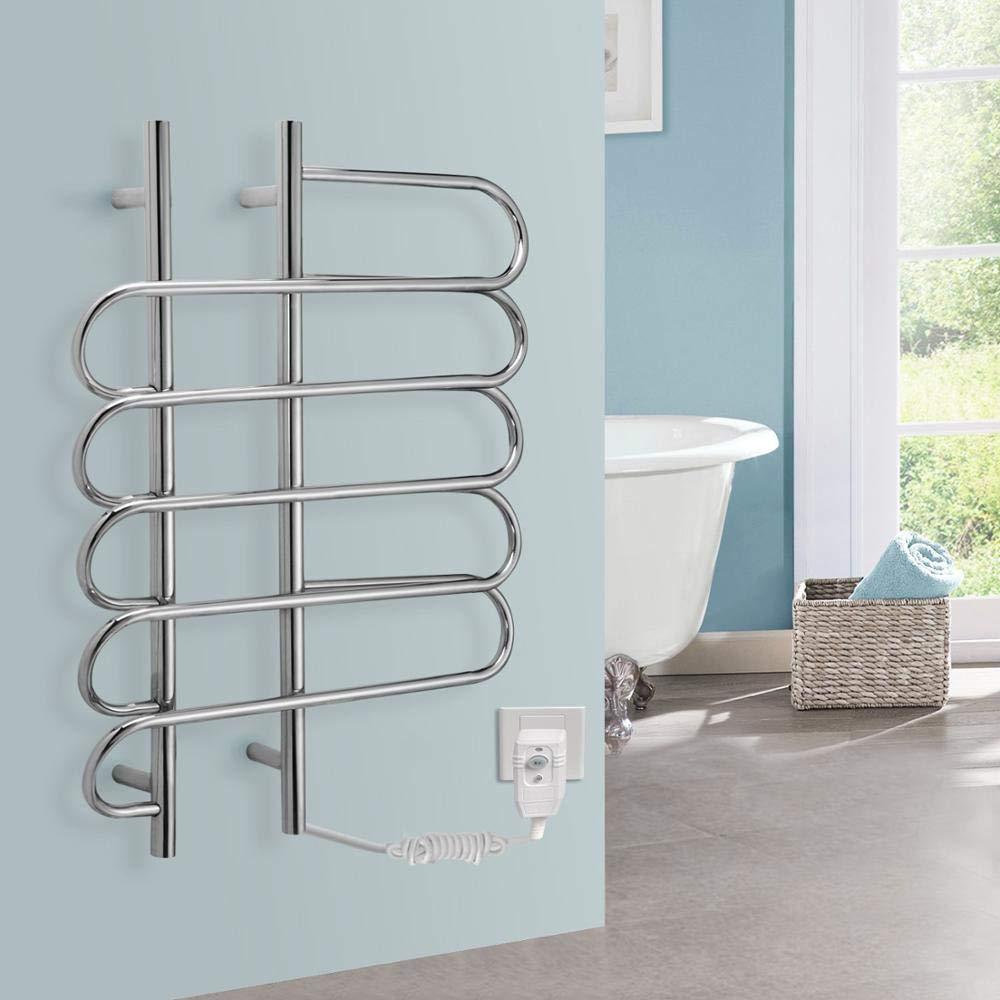 Best seller  tongtong wall mount towel warmers stainless steel electric heated warmer radiator towel rail bathroom 800 600 130mm 80w