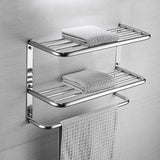 Explore kaileyouxiangongsi 24 inch shelf towel rack stainless steel two tier