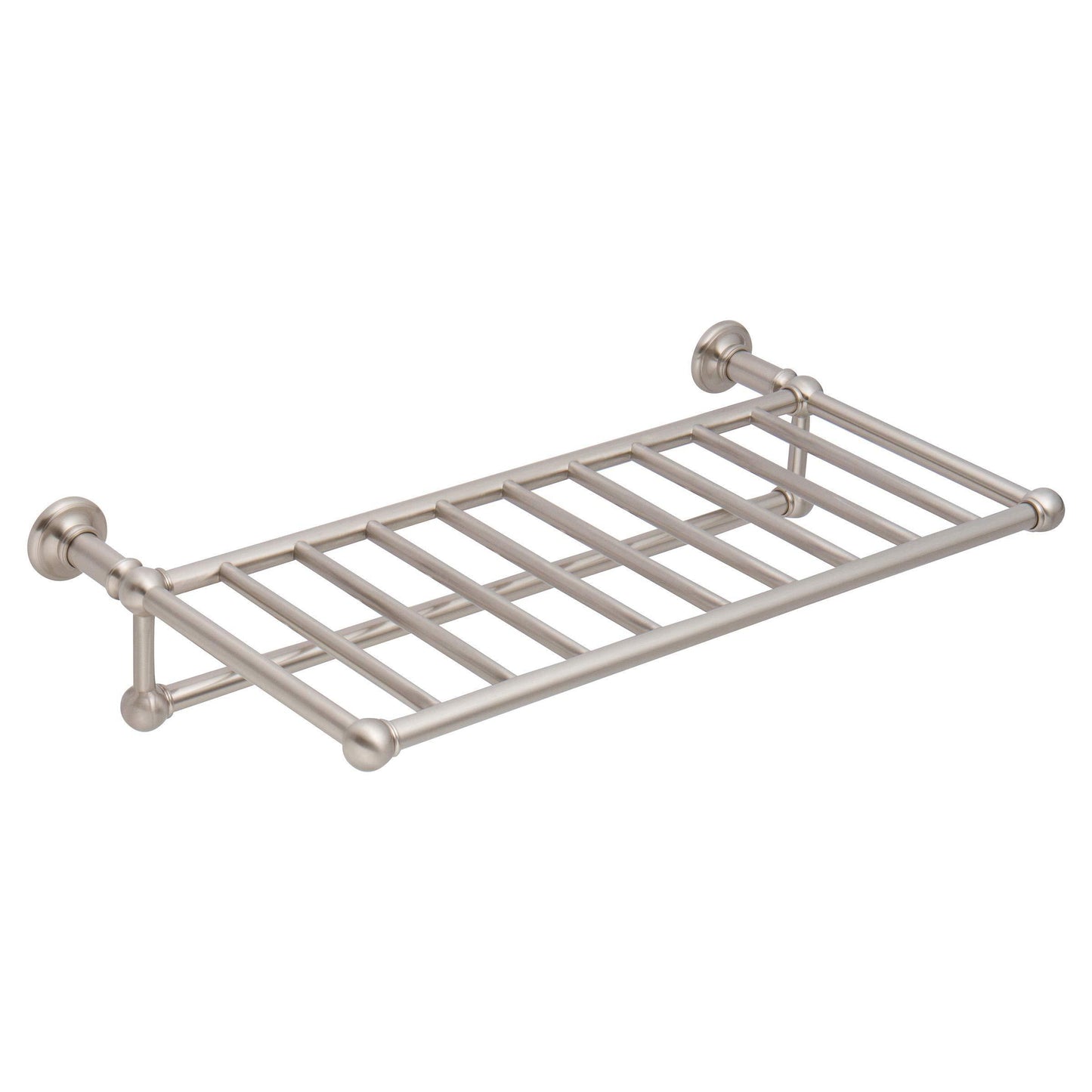 Online shopping ginger 4543 24 sn columnar 24 hotel shelf rack with towel bar satin nickel