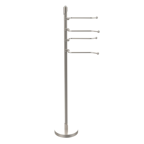 Budget allied brass sh 84 sn soho collection 4 swing arm towel stand satin nickel