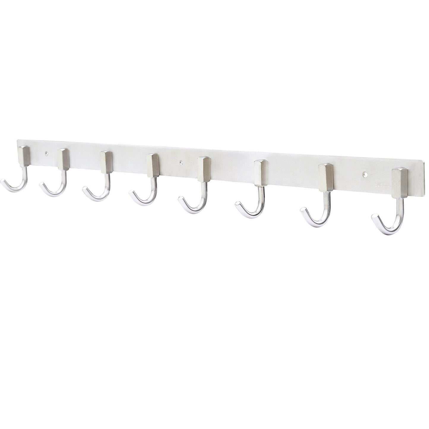 Discover webi coat hook heavy duty sus 304 towel rack hanger rail bar with 8 hooks brushed finish for bedroom bathroom foyers hallways entryway for great home office storage organization j cf08