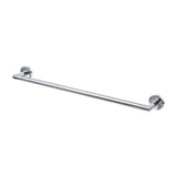Featured qt home decor single towel bar w round base 24 inches luxurious modern shiny polished finish made from stainless steel water rust proof wall mounted easy to install