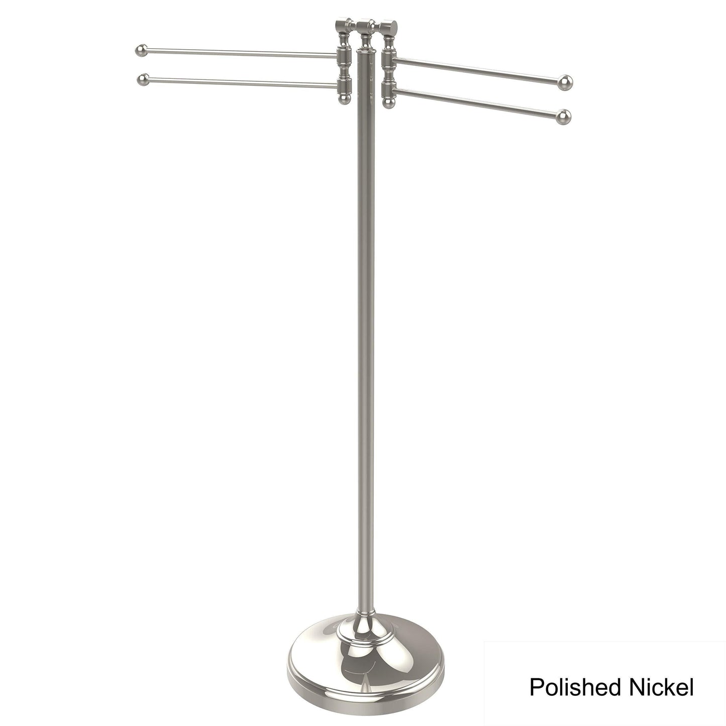 Storage organizer allied brass rwm 8 pni floor towel stand polished nickel