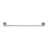 Get qt home decor single towel bar w round base 24 inches luxurious modern shiny polished finish made from stainless steel water rust proof wall mounted easy to install