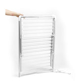 Great mind reader lgdry sil electric heated clothing rack 100 watt stainless steel foldable portable towel stand dryer airer warmer silver