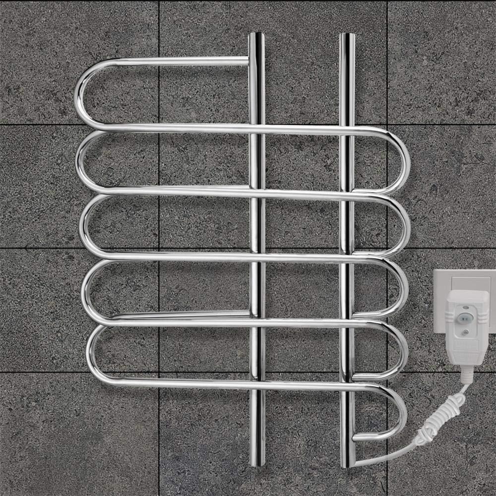 Budget friendly tongtong wall mount towel warmers stainless steel electric heated warmer radiator towel rail bathroom 800 600 130mm 80w