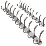 Save on dseap wall mounted coat rack 10 hooks heavy duty stainless steel metal coat hook for clothes towel hat robes mudroom bathroom entryway cock tail chromed 2 packs