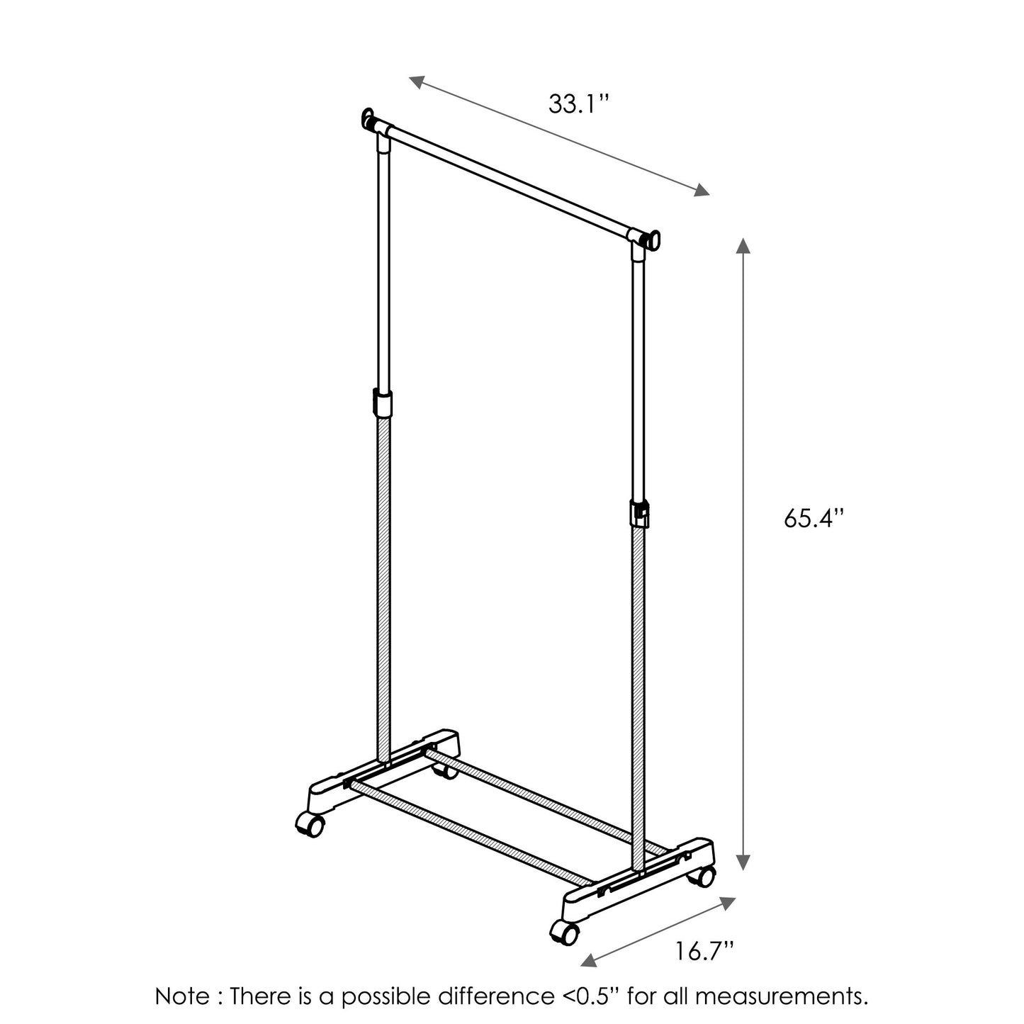 Furinno Garment Rack WS17021