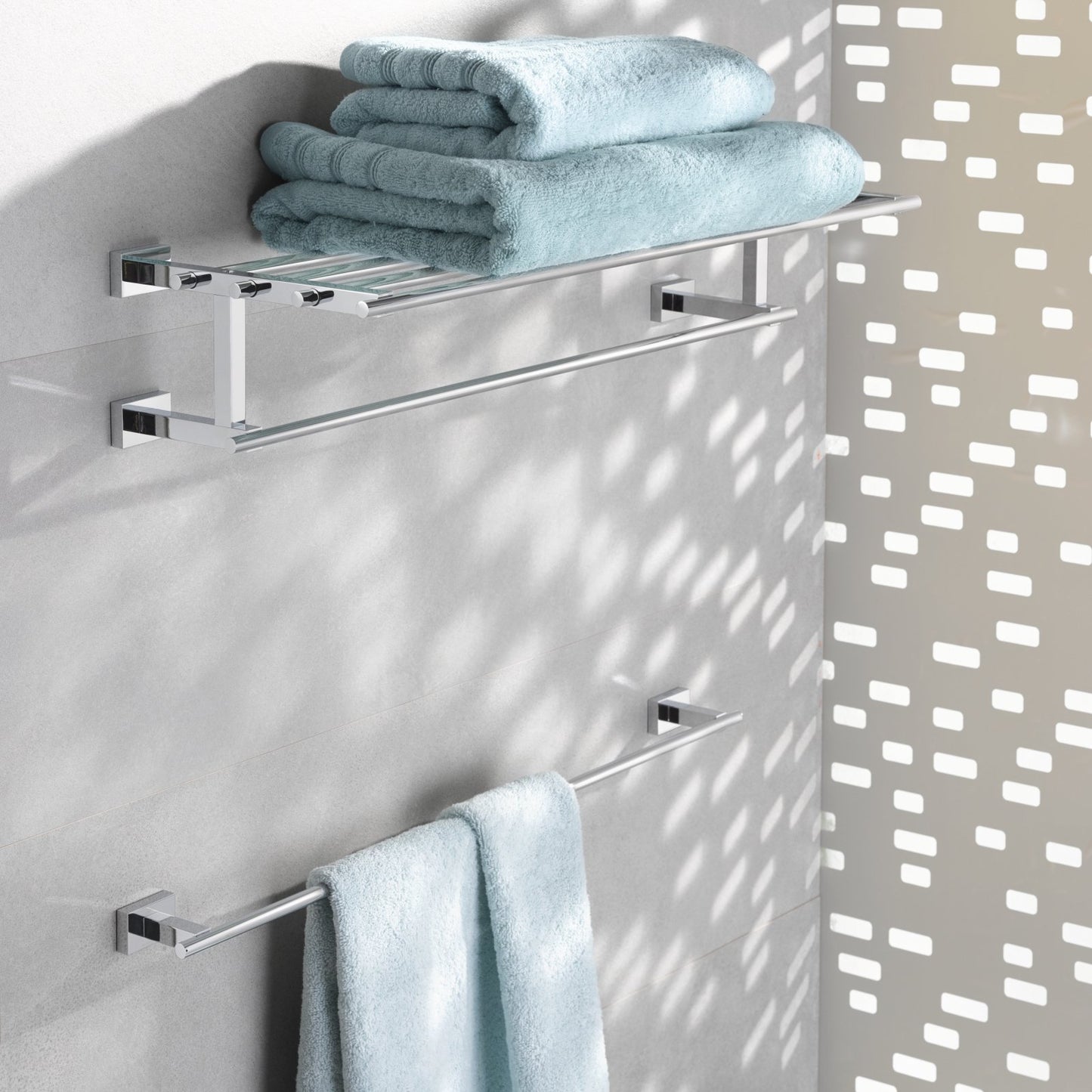 Kitchen essentials cube 23 5 8 in multi towel rack