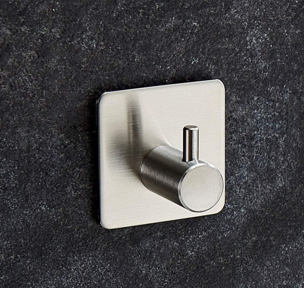 Storage innoam robe towel coat hook 3m self adhesive bathroom kitchen wall hooks brushed stainless steel 4 pack