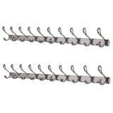 Related dseap wall mounted coat rack hook 10 hooks 37 5 8 long 16 hole to hole heavy duty stainless steel for coat hat towel robes mudroom bathroom entryway dual holes chromed 2 packs