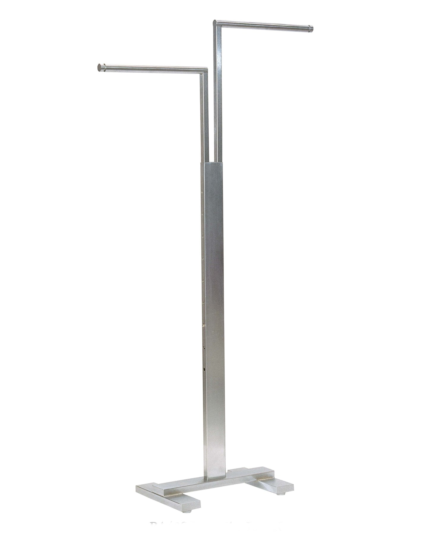 BA48SC 2 WAY GARMENT RACK SATIN CHROME