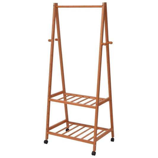 Clothing Rack Bamboo 73.5x45x154 cm