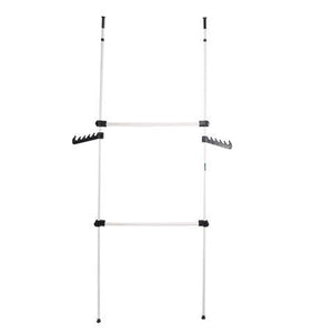 2-4 Poles Clothes Hanger Adjustable Rack Organizer